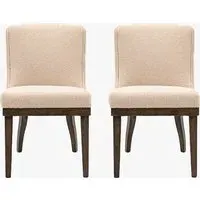 2-Piece Dining Chair Set - Taupe, Fabric alternate view
