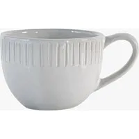 4-Piece Mug Set with Ridged Design - Ceramic alternate view