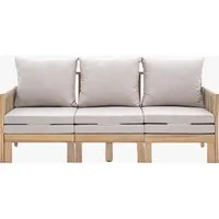 Haven Outdoor Pull Out Sofa - Wood, Rope alternate view