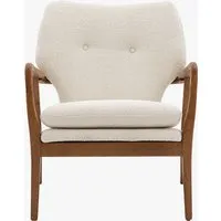 Mid-Century Armchair - Cream alternate view