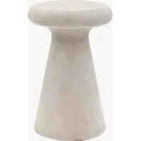 Curved Side Table - Concrete alternate view