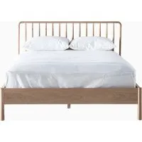 Super King Bed Frame with Spindle Headboard - Oak alternate view