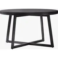 Round Dining Table - Black, Mango Wood alternate view