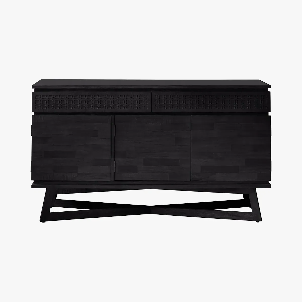 Sideboard with Storage - Charcoal, Wood product