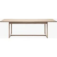 Extendable Dining Table - Smoked, Oak Wood alternate view