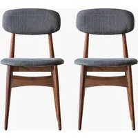 2-Pack Dining Chairs - Brown, Acacia Wood alternate view