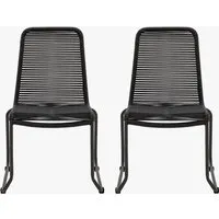 2-Piece Dining Chair Set - Woven, Metal alternate view
