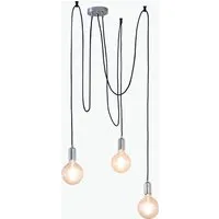 3-Light Multi-Pendant Light - Chrome, Metal alternate view