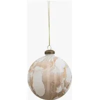 3-Piece Bauble Set Marbled Design - Bronze alternate view
