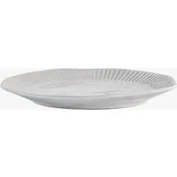 4-Piece Dinner Plate Set - Ridged Design alternate view