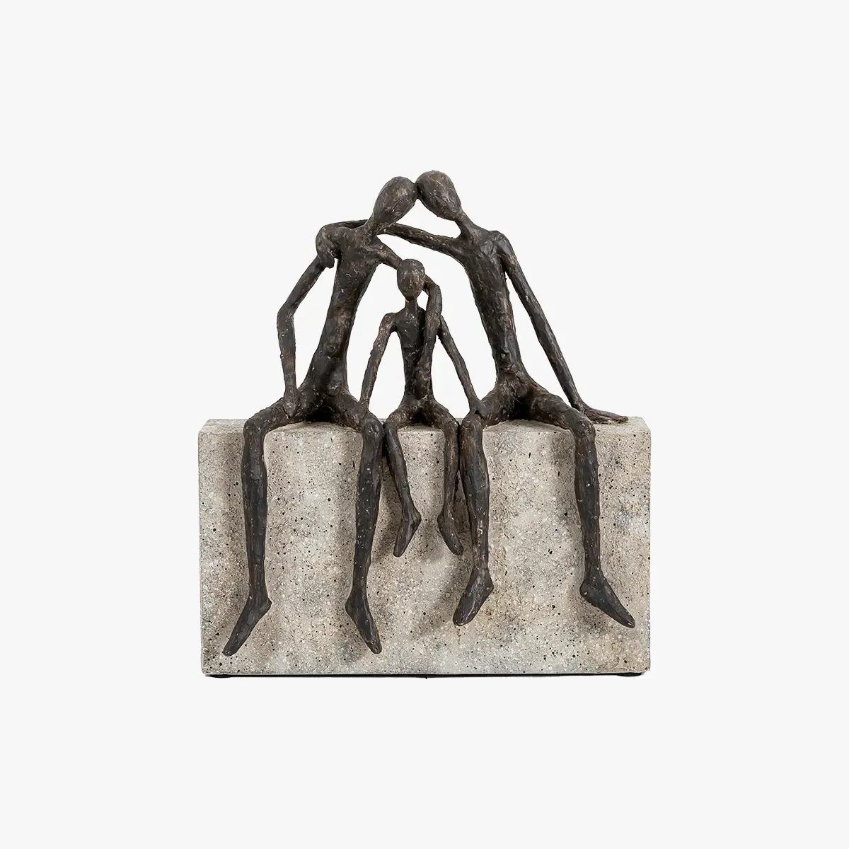 Abstract Family Sculpture - Bronze, Resin product