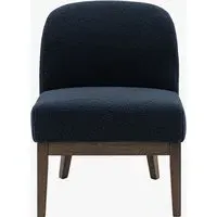 Accent Chair with Curved Back - Blue alternate view