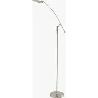 Adjustable Floor Lamp with Reading Arm - Silver alternate view