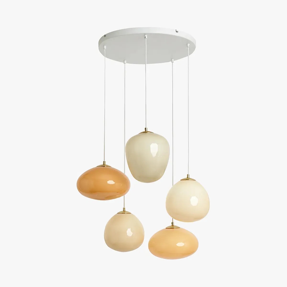 Adrianne Diner Cluster Ceiling Light - Glass by Perch & Parrow