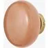 Adrianne Glass Wall Light - Pink, Brass by Perch & Parrow, image 3