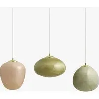 Adrianne Linear Pendant Light - Green, Glass by Perch & Parrow, image 2