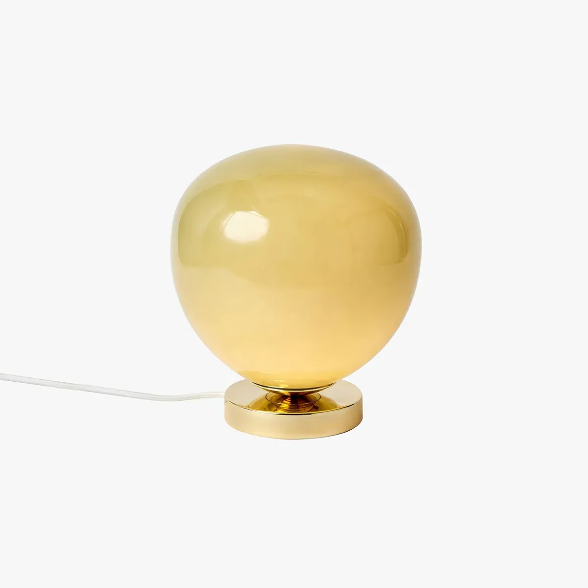 Adrianne Table Lamp - Green, Glass by Perch & Parrow