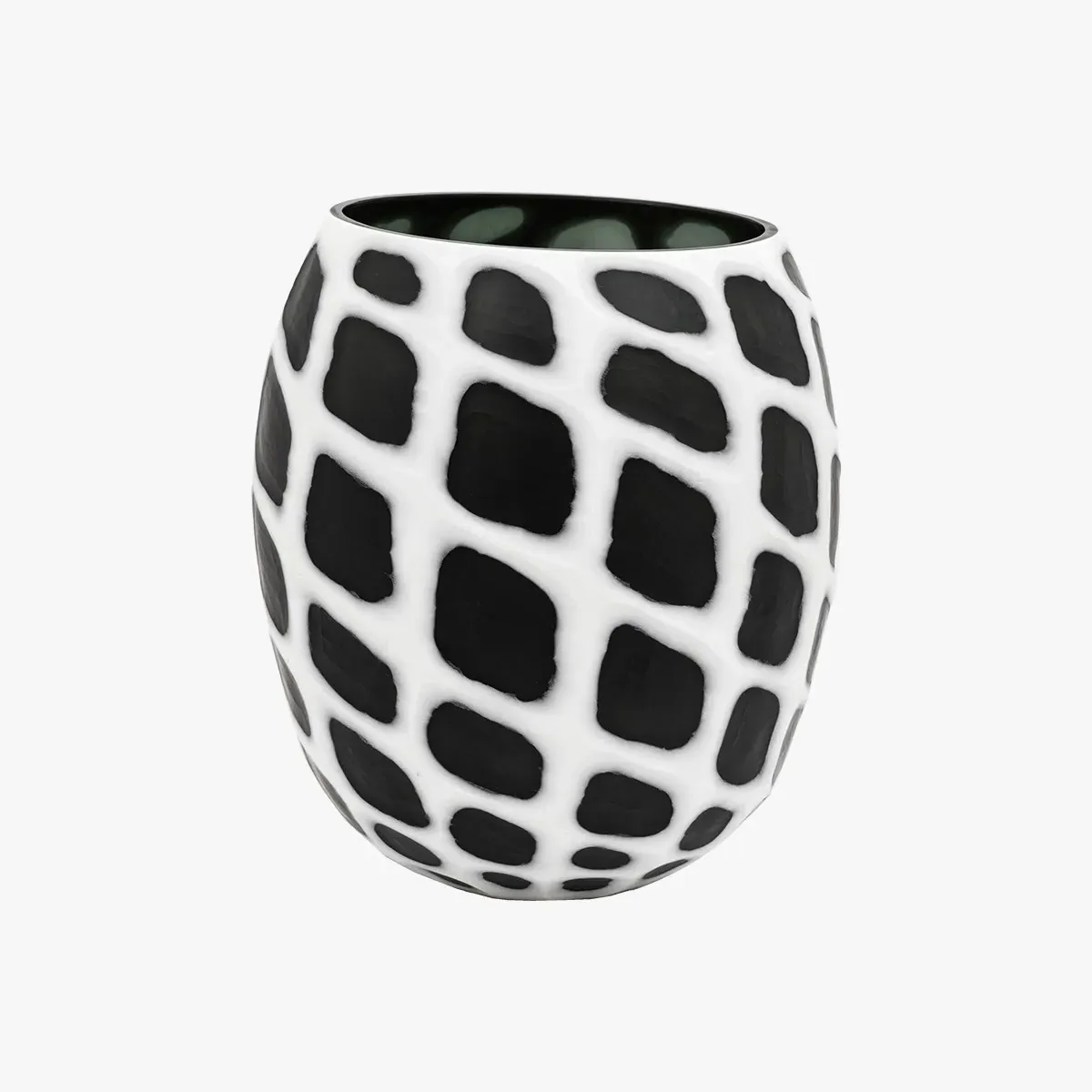 Alba Medium Handblown Carved Glass Vase product