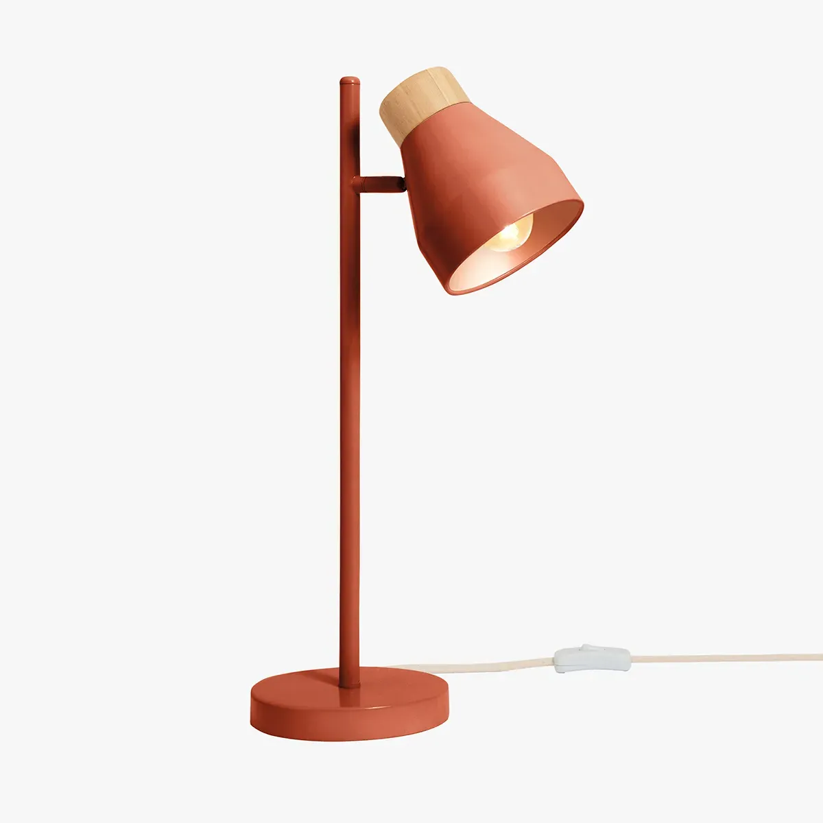 Albert Table Lamp - Terracotta, Metal by Perch & Parrow