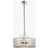 Aljezur 5-Light Pendant Light - Antique Brass, Clear Glass by Perch & Parrow, image 3