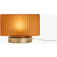 Alma Table Lamp - Amber Brown, Frosted Glass by Perch & Parrow, alternate view