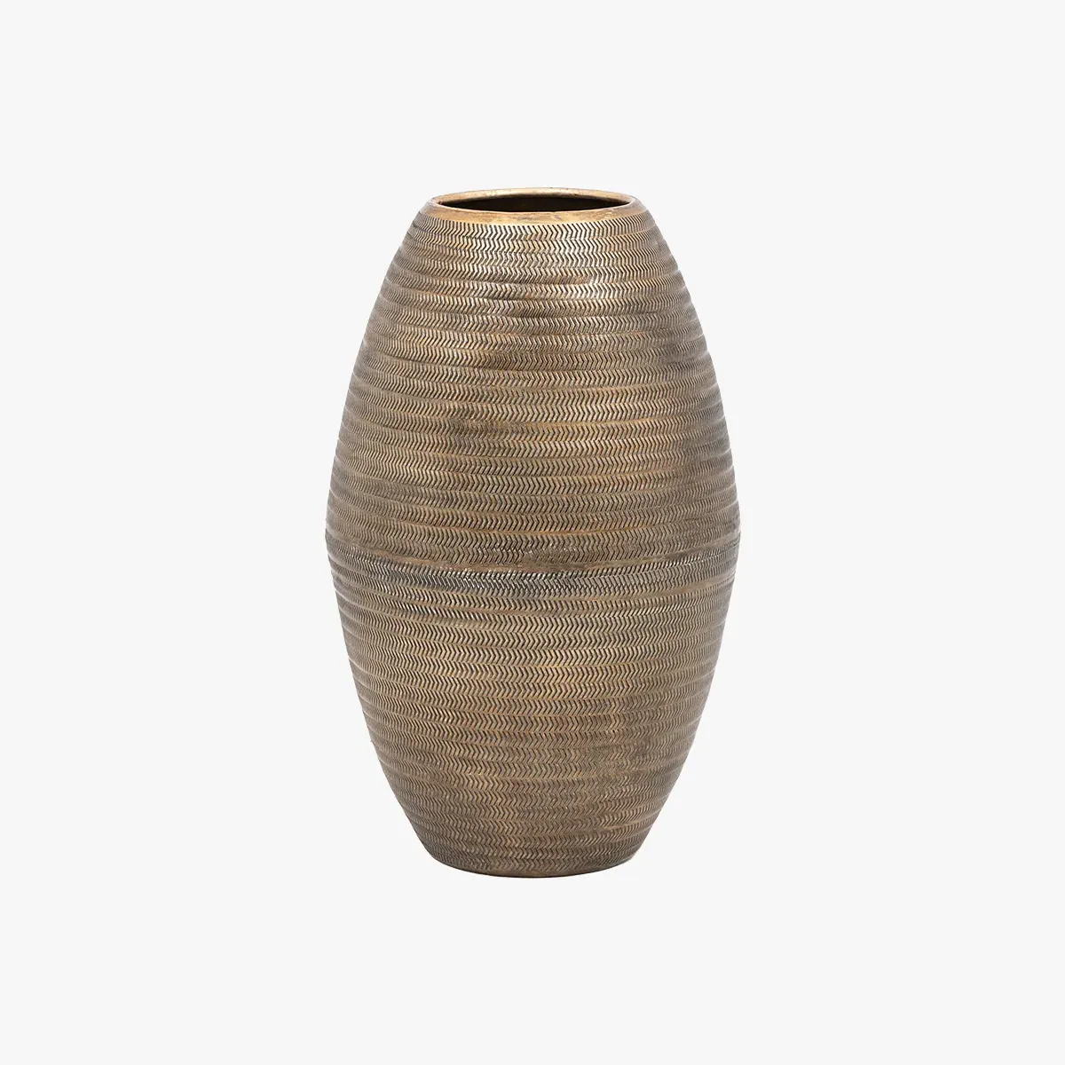 Apollo Tall Aluminium Vase - Antique Brass product