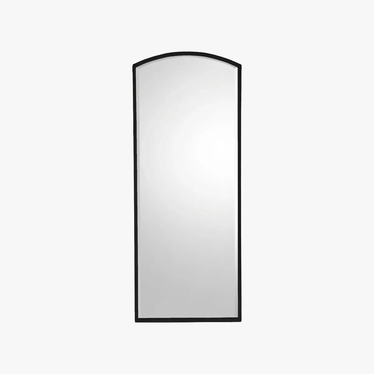 Arch Standing Mirror - Black, Metal product
