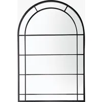Arched Outdoor Mirror - Black alternate view