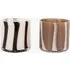Arla Tealight Holder - White, Grey by Perch & Parrow, image 3