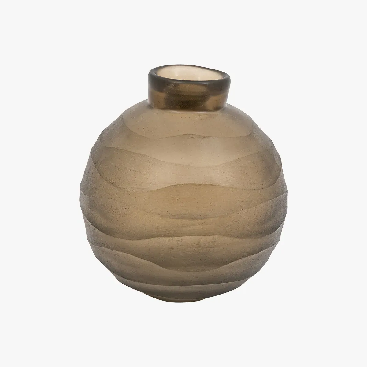 Astral Medium Glass Vase - Amber product
