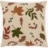 Autumnal Embroidered Leaves Cushion by Perch & Parrow, image 3