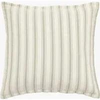 Ava Woven Stripe Cushion - Sage alternate view
