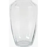 Avelie Ribbed Glass Vase - Clear by Perch & Parrow, image 2