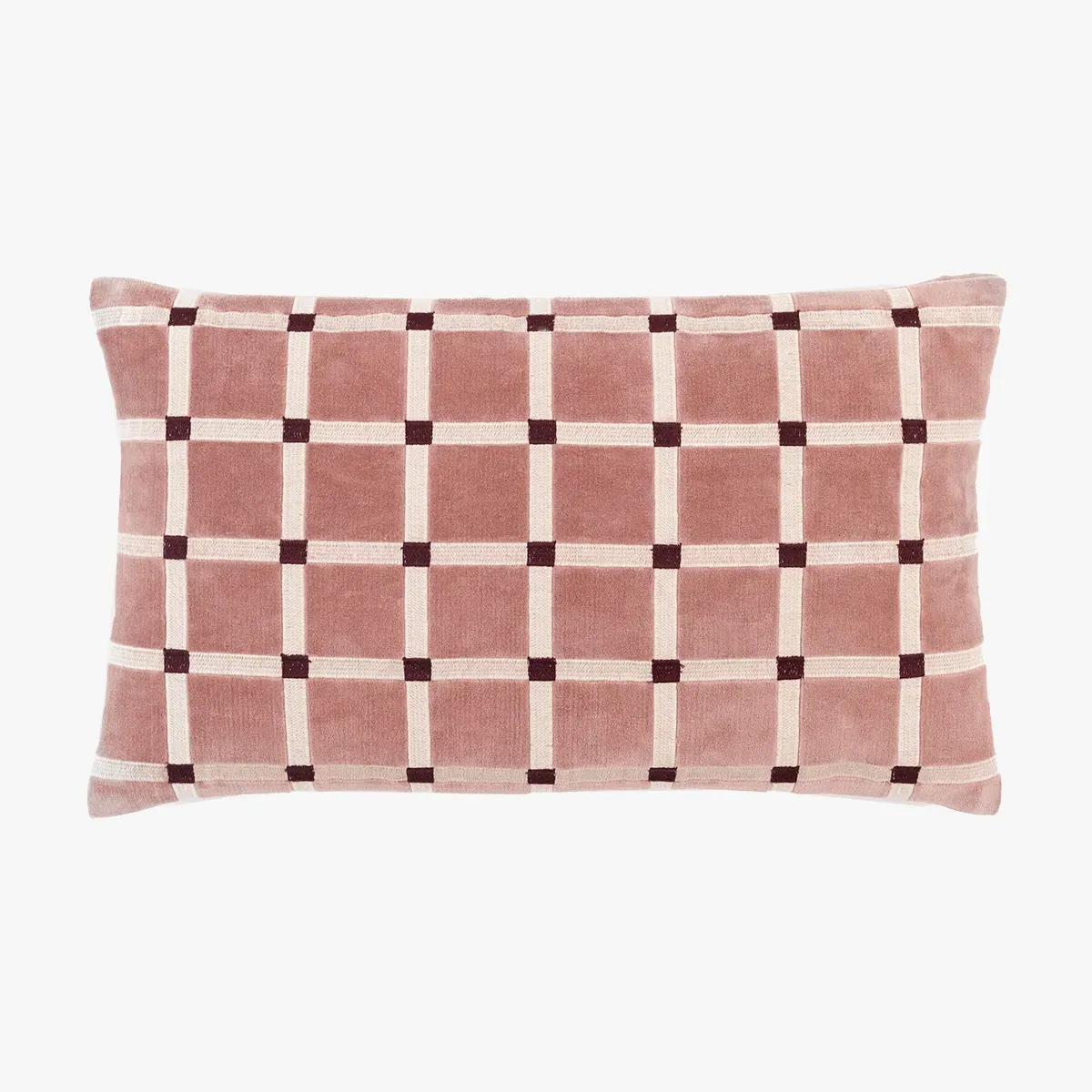 Aveline Velvet Cushion - Mauve product