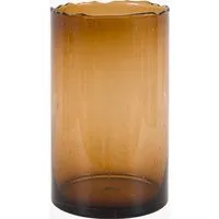 Avella Large Cut Glass Vase - Brown by Perch & Parrow, image 2