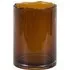 Avella Small Cut Glass Vase - Brown by Perch & Parrow, image 3