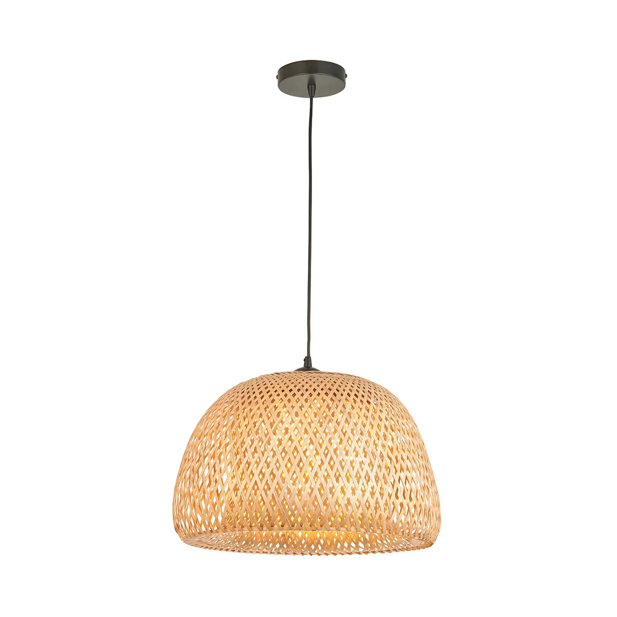 Bailey Dome Pendant Light - Natural, Bamboo product