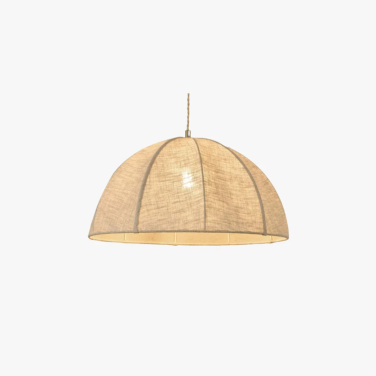 Benny Easy Fit Lamp Shade - Cream, Linen by Perch & Parrow