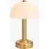 Bergan Rechargeable Table Lamp - Warm Brass, Opal Glass by Perch & Parrow, image 3