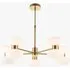Bottega 10-Light Pendant Light - Opal Glass, Warm Brass by Perch & Parrow, image 3