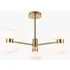 Bottega 6-Light Semi Flush Ceiling Light - Warm Brass, Opal Glass by Perch & Parrow, image 3