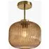 Briz Ceiling Flush Fitting Light - Amber, Glass by Perch & Parrow, image 3