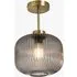 Briz Ceiling Flush Fitting Light - Grey, Glass by Perch & Parrow, image 3