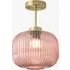 Briz Ceiling Flush Fitting Light - Pink, Glass by Perch & Parrow, image 3
