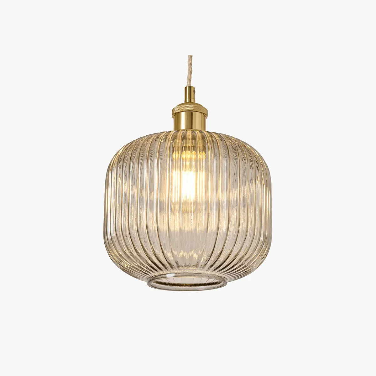 Briz EasyFit Light Shade - Grey, Glass by Perch & Parrow