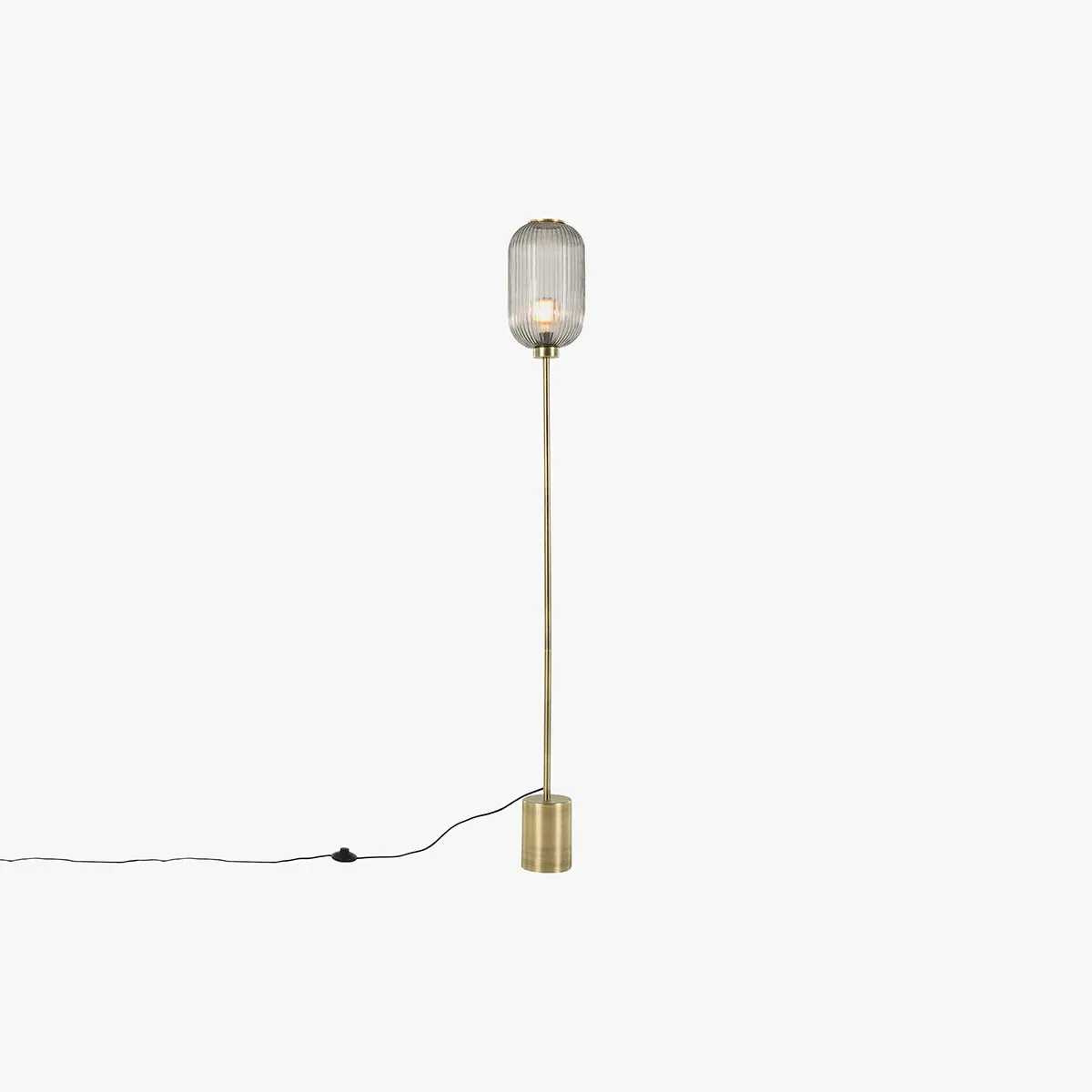 Briz Floor Lamp - Grey, Glass by Perch & Parrow