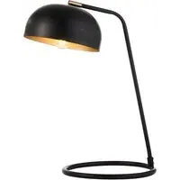 Bronx Table Lamp - Matt Black, Antique Brass alternate view