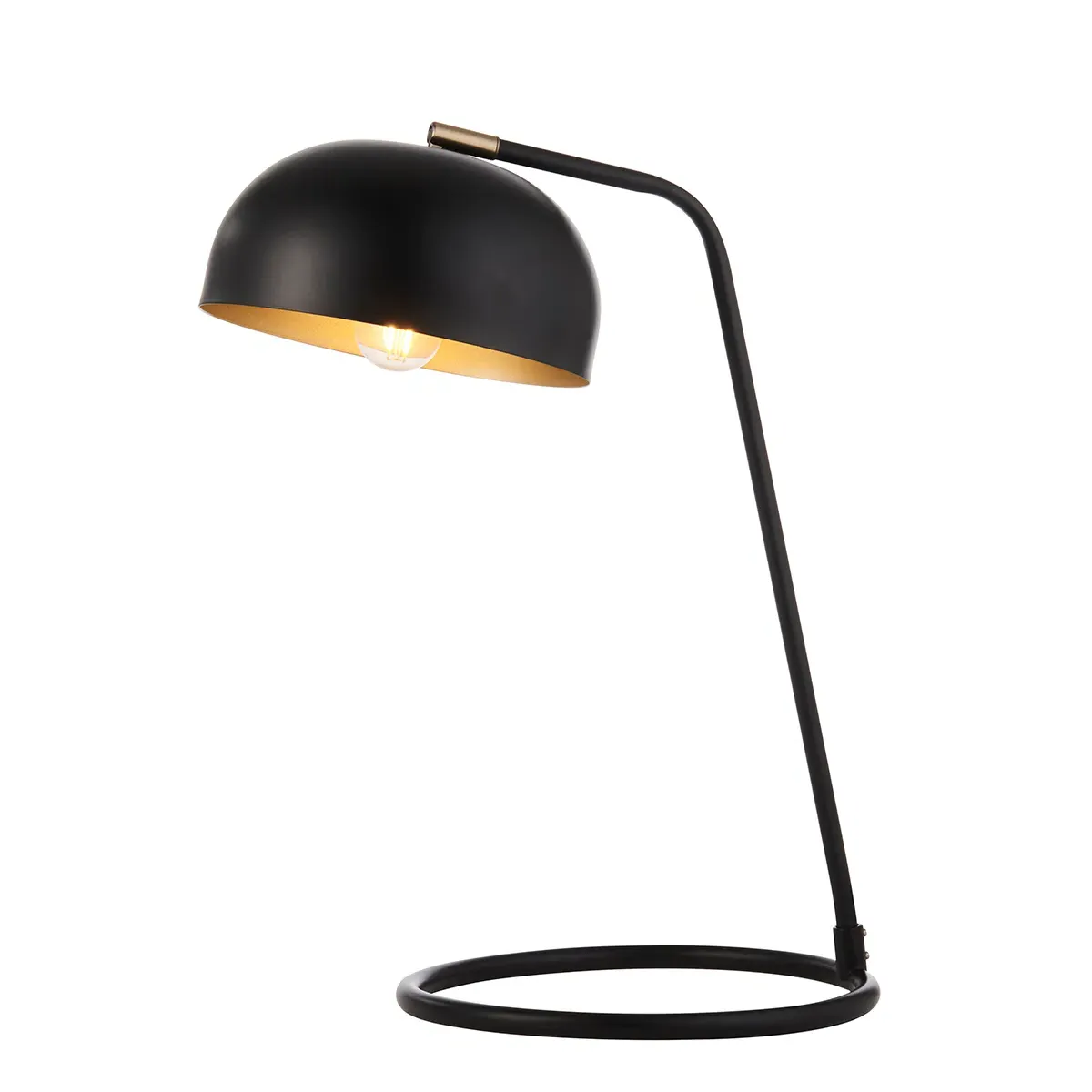 Bronx Table Lamp - Matt Black, Antique Brass product
