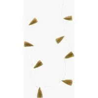 Brush Tree Garland with LED Lights - Champagne alternate view