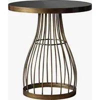 Caged Side Table - Bronze, Metal alternate view
